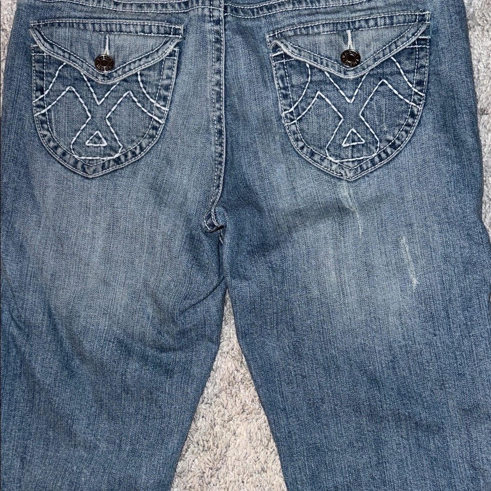Vigoss denim Capri Jeans western, cowgirl, beach, capri, feminine sz31